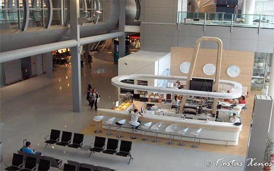 Inside Bucharest Otopeni Airport