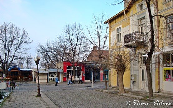 Straße in Elhovo