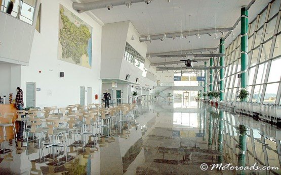 Innenraum des Flughafens Plovdiv